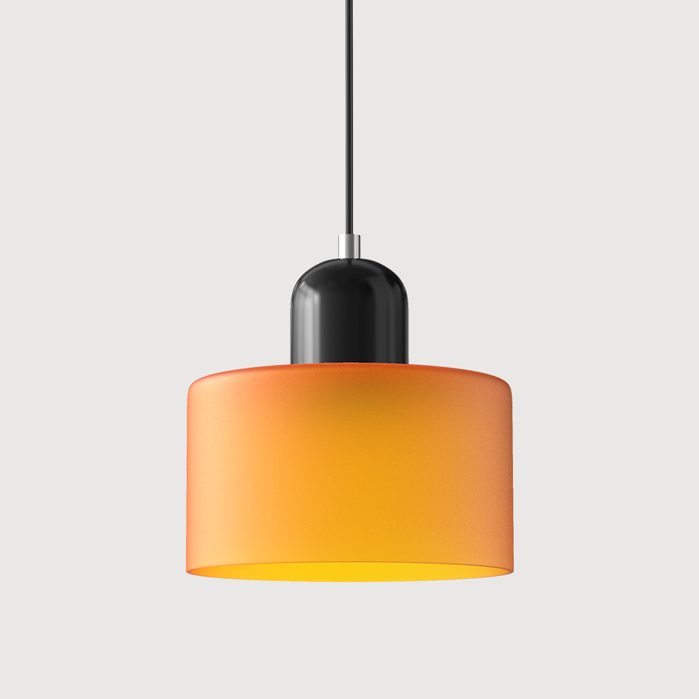 KORA Glass Pendant Lamp | Bauhaus Design Geometric Light | Adjustable | E27 | Scandinavian Interior Lighting - Lamylie