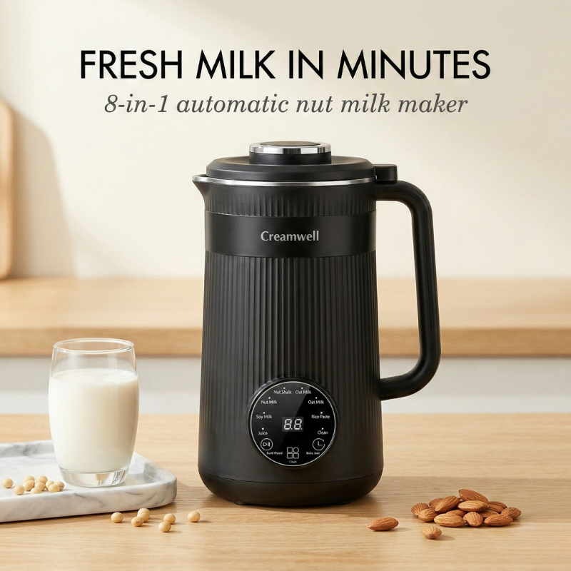 Fresh, Silky Plant Milk in Seconds – Additive-Free and Stress-Free - Lamylie