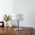 Venice Macaron Mushroom Table Lamp | Design Glass Dome with Iron Base | Decorative Lighting for Bedroom Living Room | Ø18×28cm - Lamylie