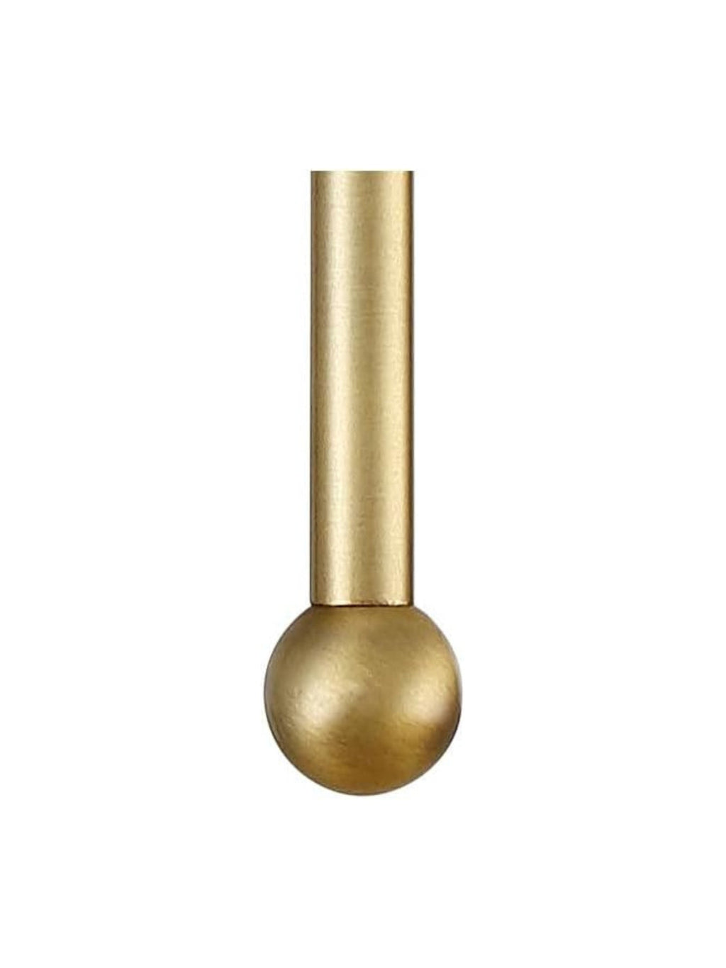 Rowan Wall Lamp Brass Fabric Shade Scandinavian Living Room Bedroom Lighting 15x53cm - Lamylie