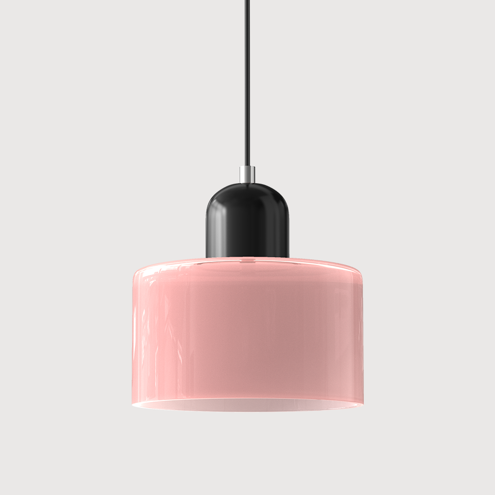 KORA Glass Pendant Lamp | Bauhaus Design Geometric Light | Adjustable | E27 | Scandinavian Interior Lighting - Lamylie