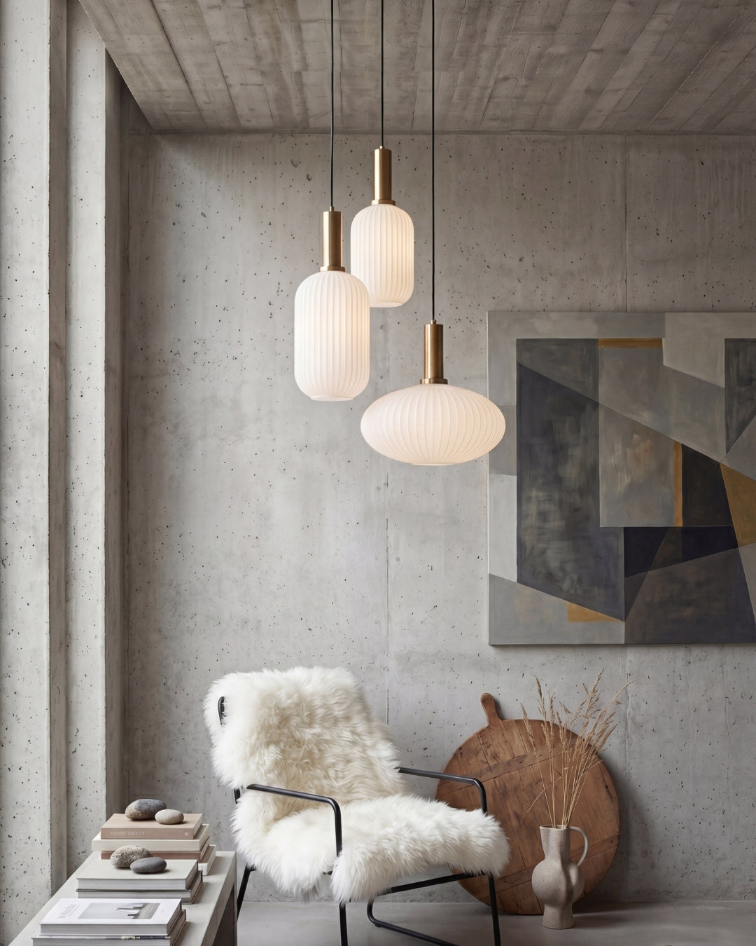 CLYDE Modern Pendant Lamp with Colored Glass Shade | Scandinavian Design for Living Room & Dining Room | E27 Socket - Lamylie