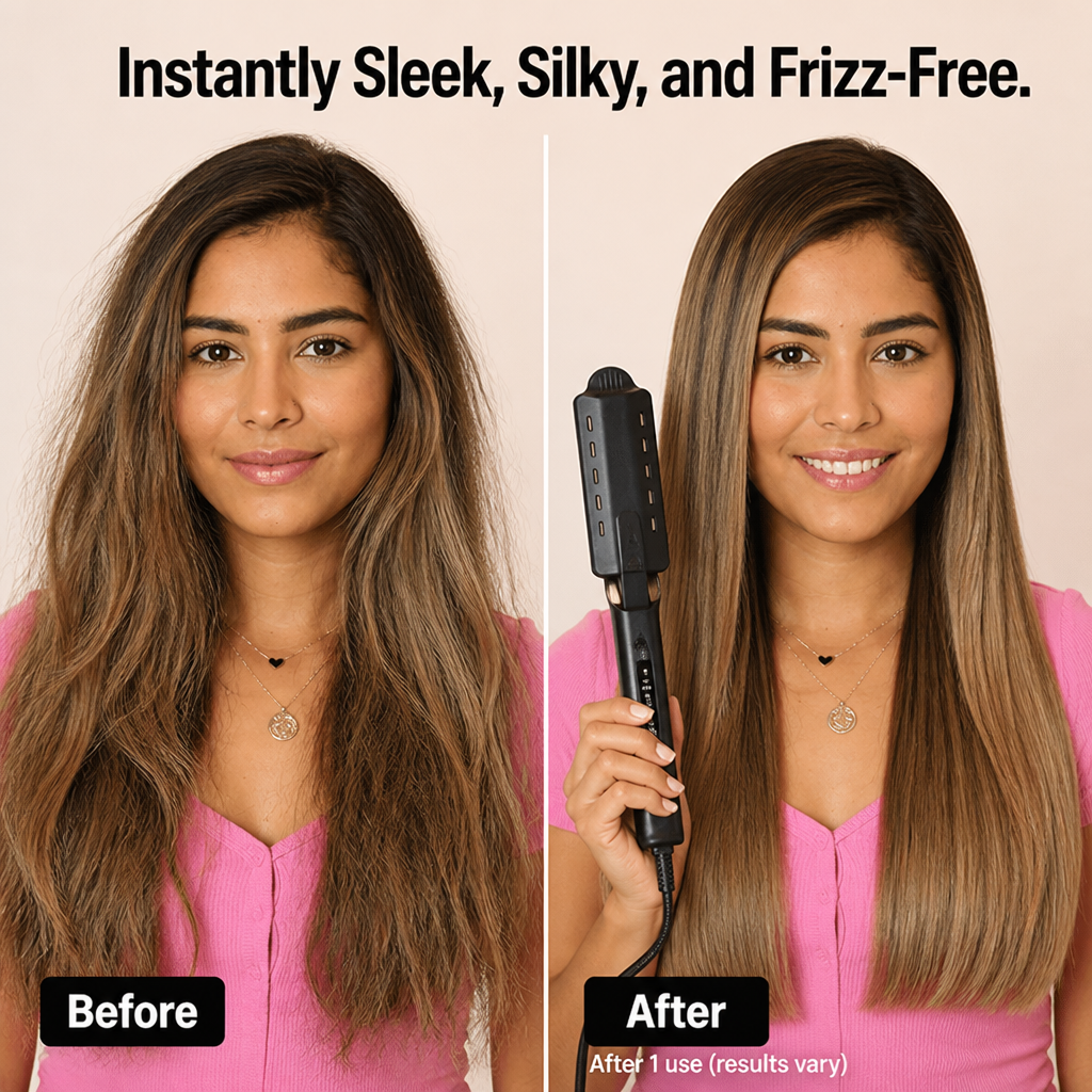 LunaSilk Pro — Steam Your Frizz Smooth and Make It Stay Past Lunch - Lamylie