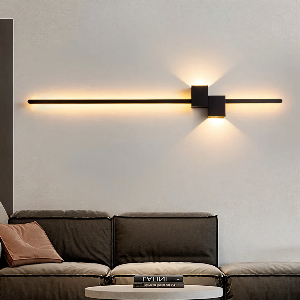 LumiNova minimalistisk LED-vegglampe — ren, moderne silhuett