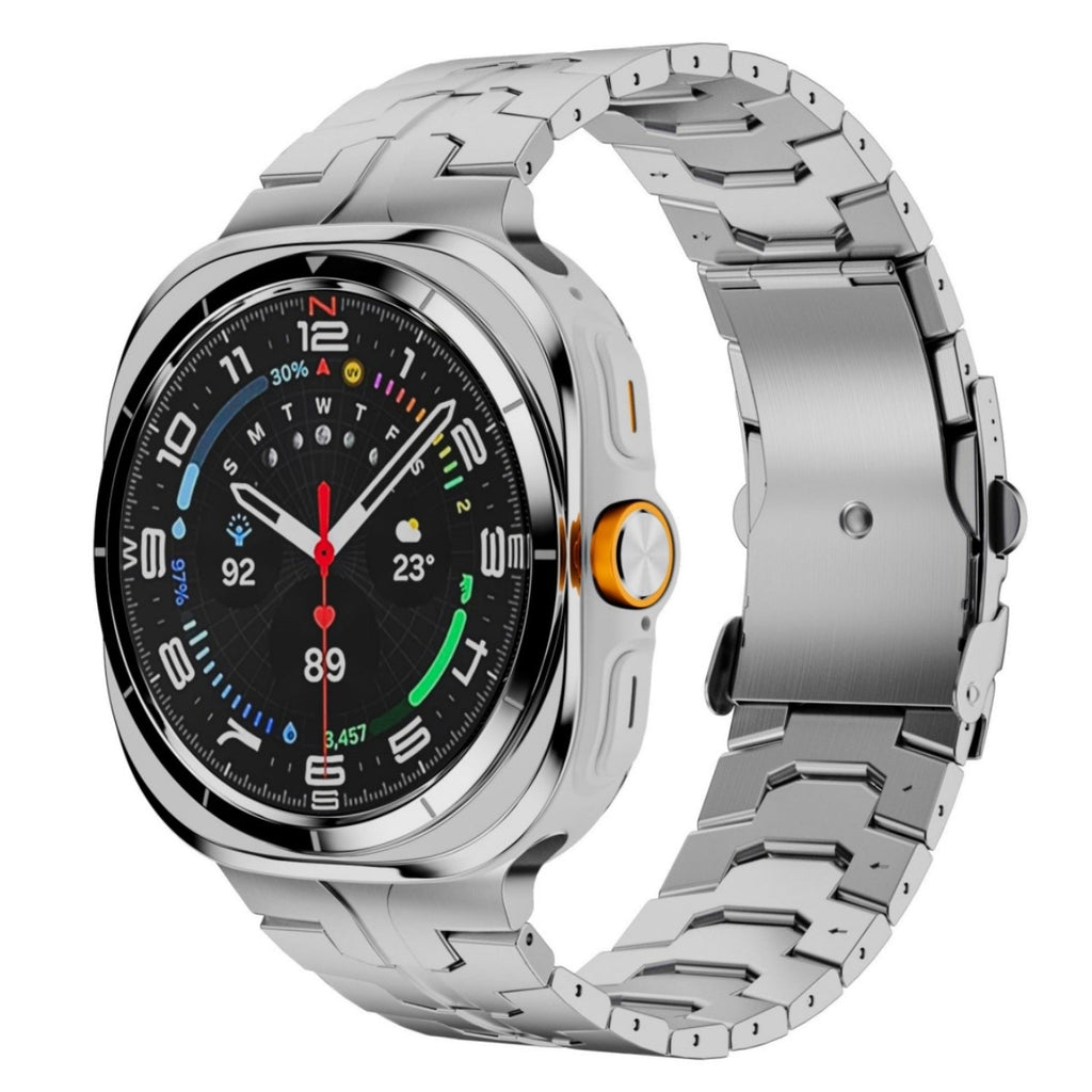 Aurora-Titanarmband – Verstellbare Faltschließe für die Samsung Galaxy Watch Ultra