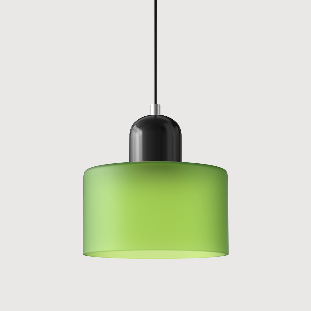 KORA Glass Pendant Lamp | Bauhaus Design Geometric Light | Adjustable | E27 | Scandinavian Interior Lighting - Lamylie