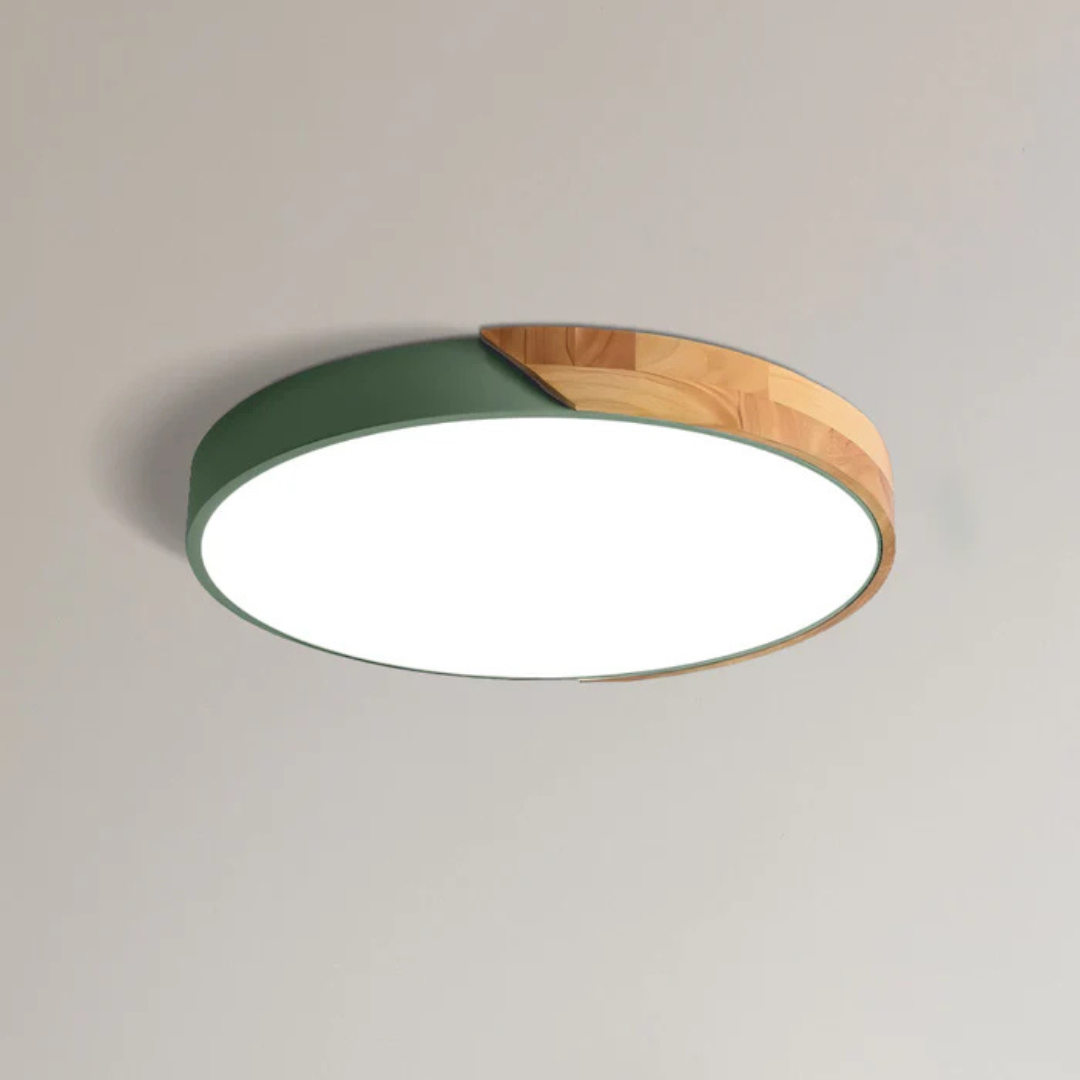 Minimalistické stropní svítidlo ze dřeva a akrylu | Skandinávský design do obývacího pokoje a ložnice | Energeticky úsporné LED osvětlení | Snadná instalace – Lamylie