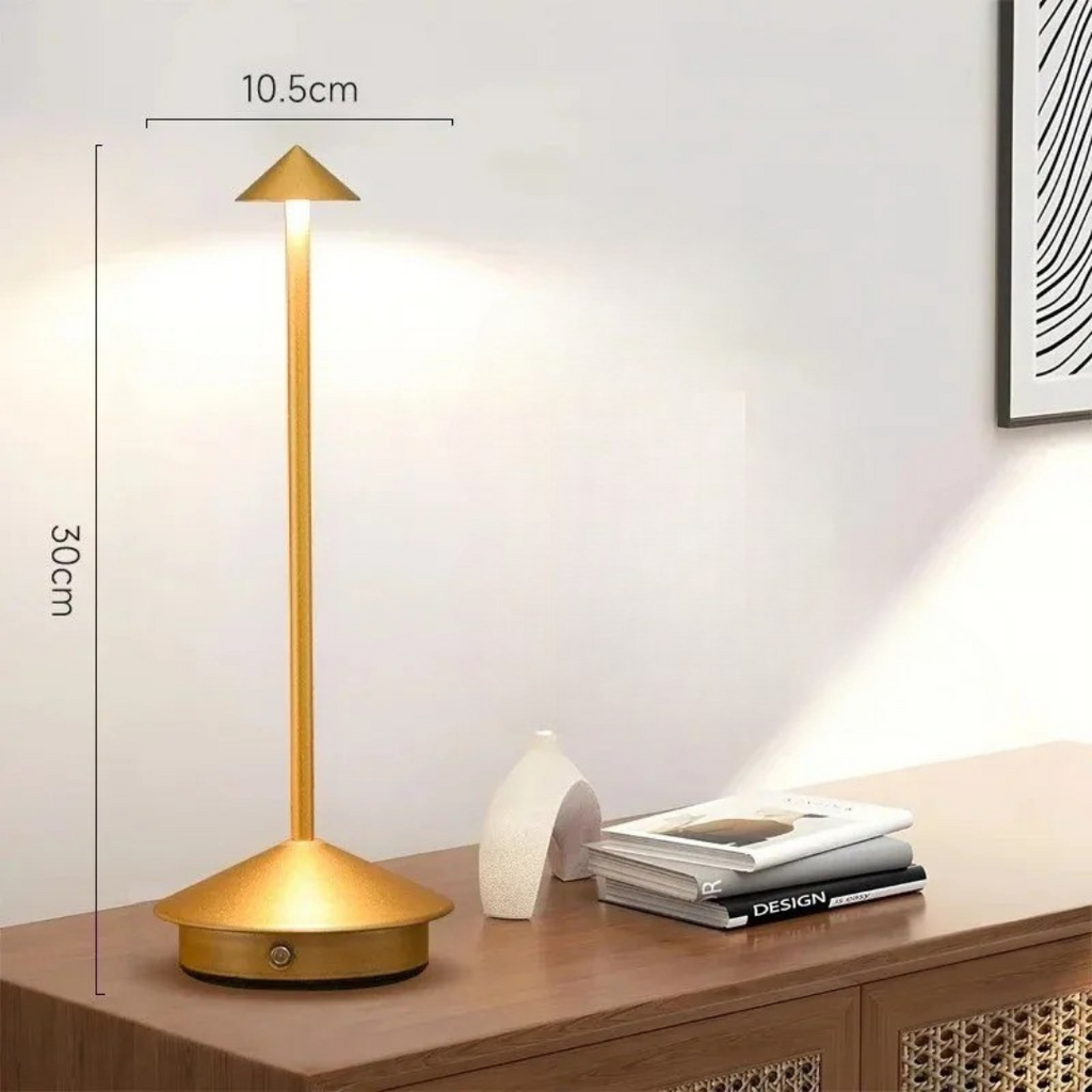 Rechargeable Cordless LED Table Lamp - Waterproof and Dimmable with USB-C - Lamylie