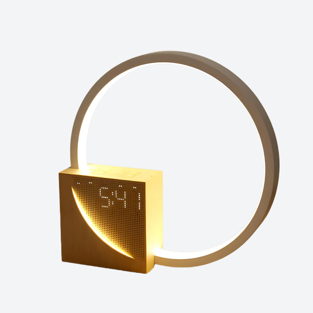 Stolní LED lampa s USB nabíjením a funkcí budíku – Lamylie
