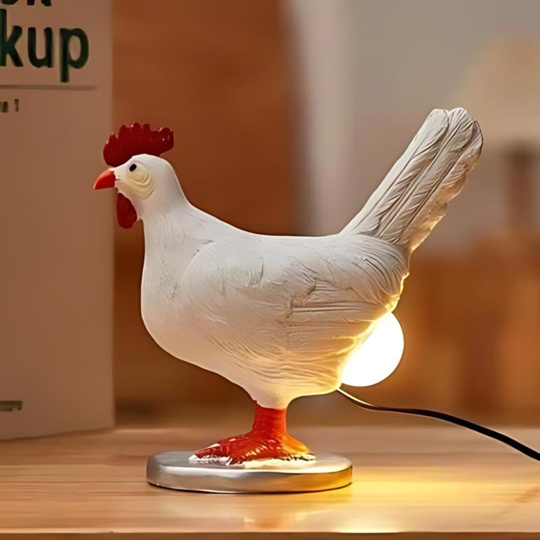 Chicken Lamp | Funny table lamp in the shape of a chicken - Lamylie
