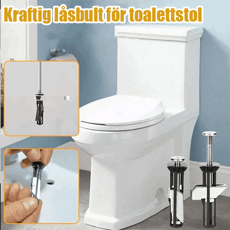 FixoGrip-sett for stabilisering av toalettsete – slutt på ustødige seter - Lamylie