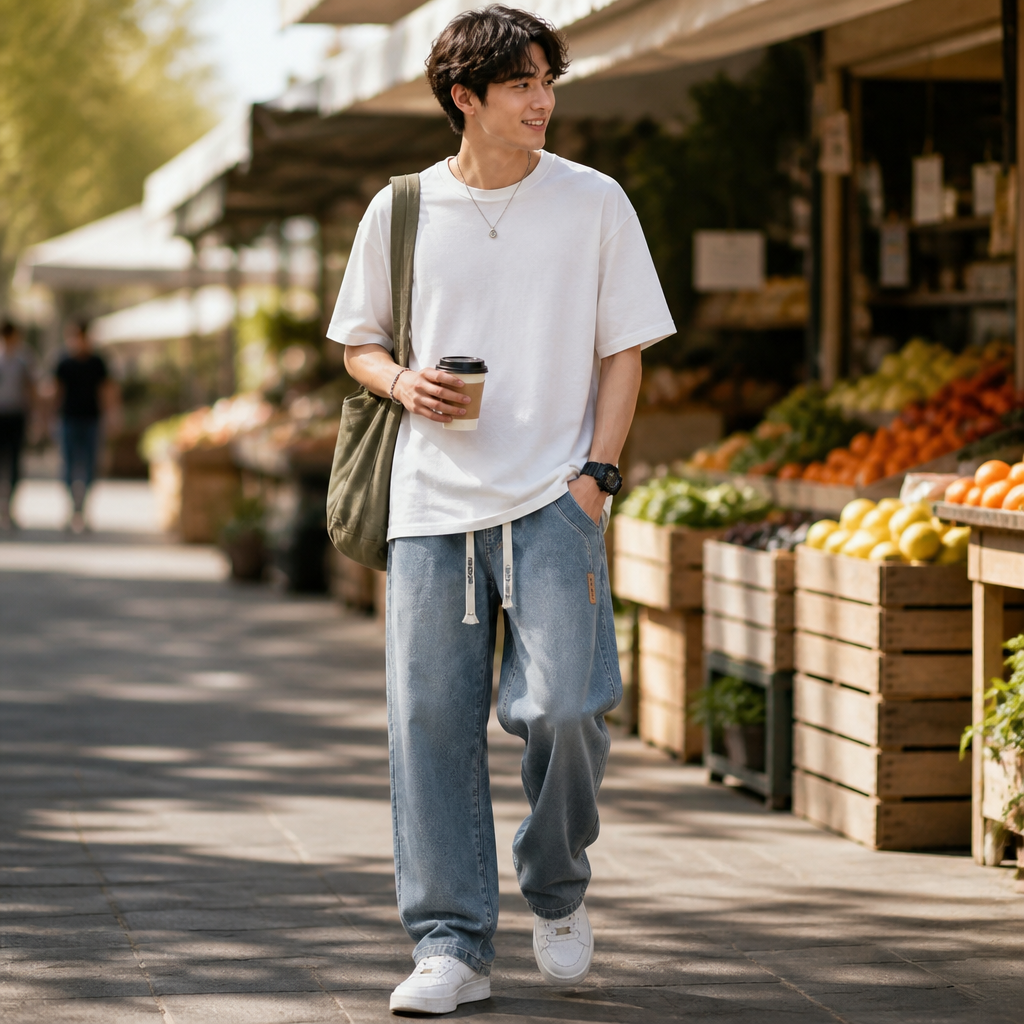 Marvelon Loose Straight Jeans – Entdecke den ganzen Tag über cooles Selbstbewusstsein und mühelosen Stil – Lamylie