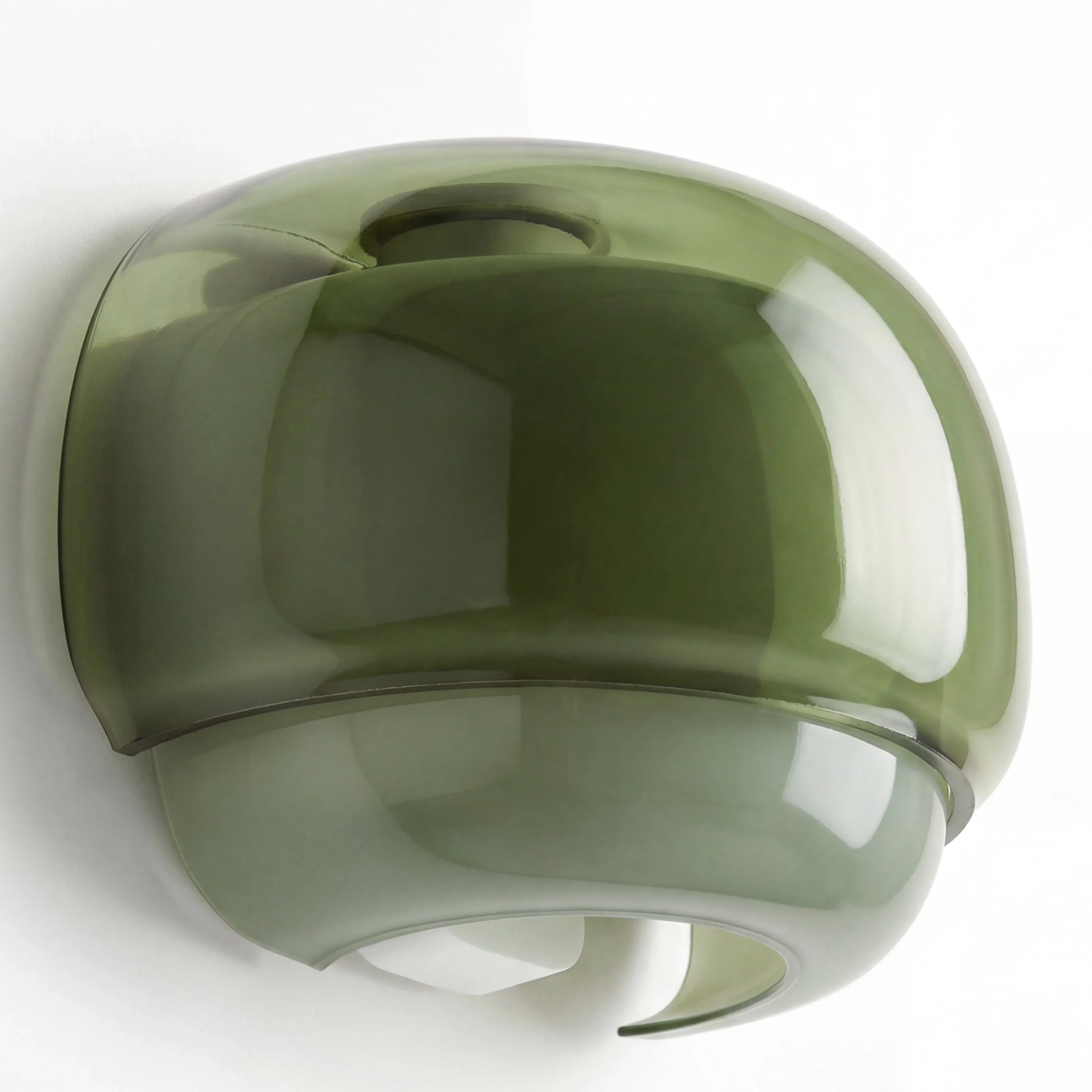 Lampada da parete moderna in vetro con doppio paralume a forma di fungo | Accento colorato per camera da letto e corridoio - Lamylie
