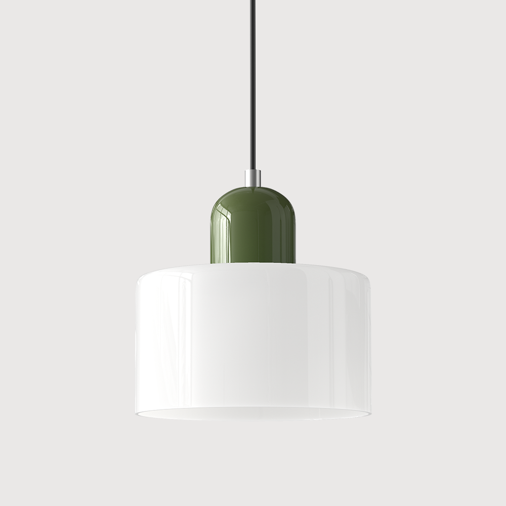KORA Glass Pendant Lamp | Bauhaus Design Geometric Light | Adjustable | E27 | Scandinavian Interior Lighting - Lamylie