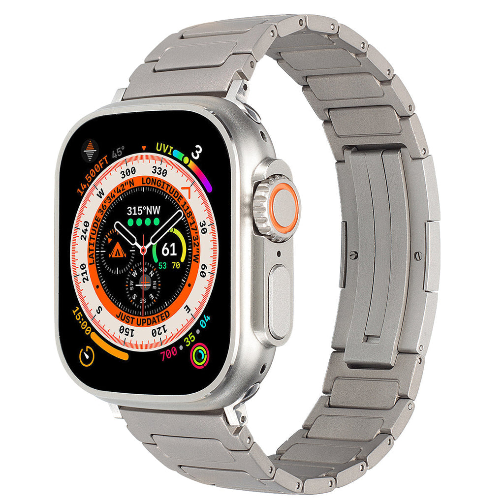 سوار Astra Titanium 2.0 — سوار من التيتانيوم من الدرجة 2، تصميم خفيف بوزن 0.13 lb لإصدار Apple Watch Ultra
