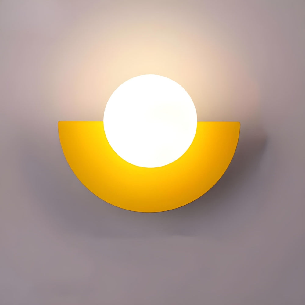 Wall Lamp | Modern Wall Lighting with Colorful Shade | Scandinavian Design | Living Room Bedroom Hallway - Lamylie