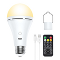 Trådløs oppladbar LED-bordlampe | Moderne stemningsbelysning med berøringskontroll og fjernkontroll | Ø10 cm – Lamylie