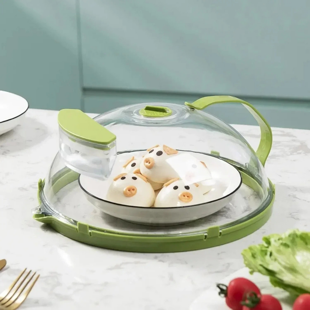 Mikrowellen-Dampfgarer mit Spritzschutz – Lamylie