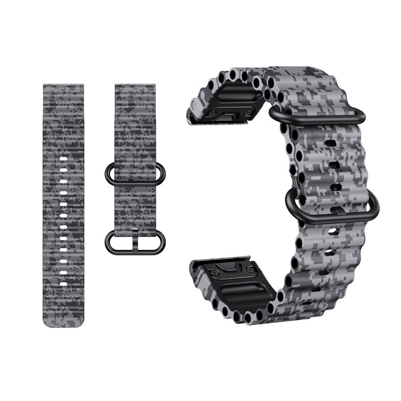 AquaStride szilikon óceánszíj — 22 mm-es és 26 mm-es cserepánt Garmin órához