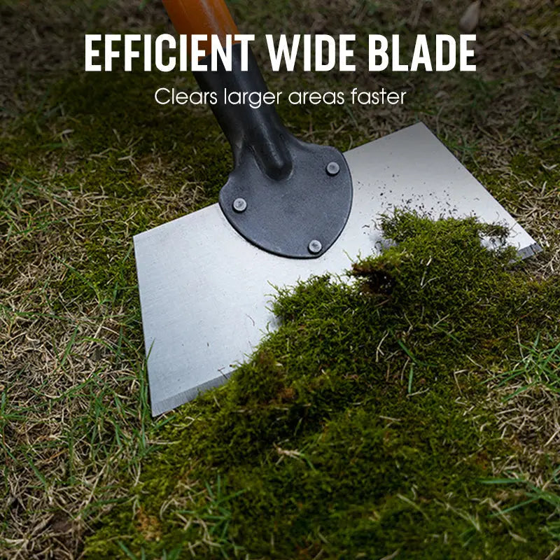 Garden Hoe | Broad Steel Blade | Push & Pull | WeedScrape - Lamylie