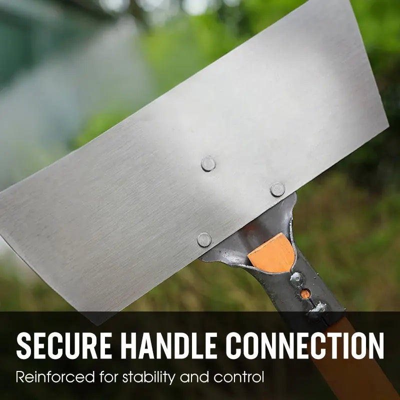 Garden Hoe | Broad Steel Blade | Push & Pull | WeedScrape - Lamylie