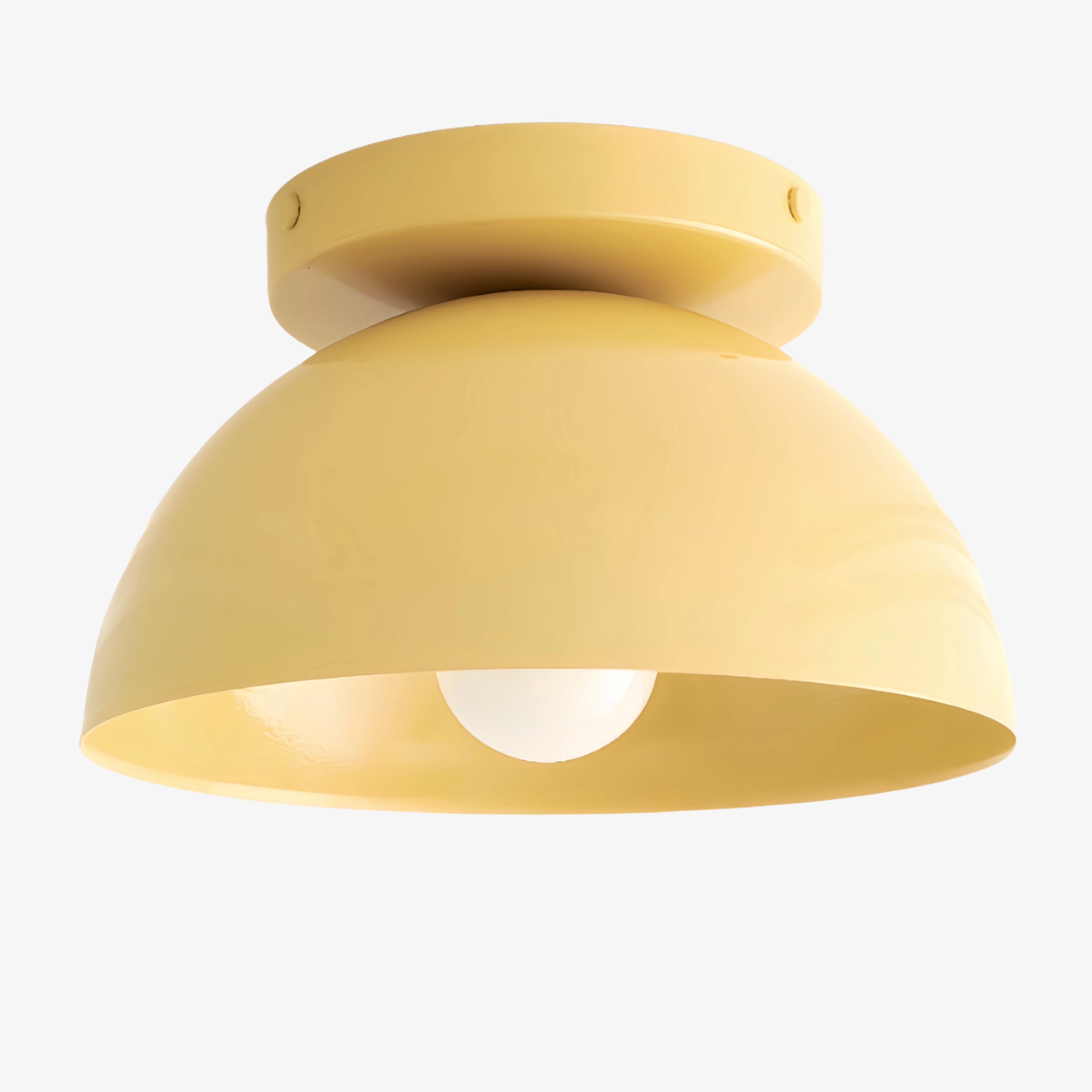 Minimalist Dome Ceiling Lamp for Compact Spaces | Surface-Mounted Spot Available in Multiple Colors - Lamylie