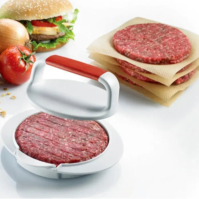 Hamburgerpers | Gelijkmatige vorm | Antiaanbaklaag | Hamburgerpers - Lamylie