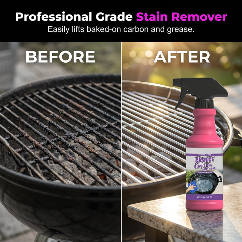 Grill Cleaner - Removes Grease and Dirt for a Like-New Shine! - Lamylie