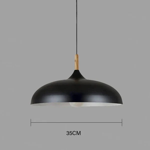 Deckenlampe aus Nordischer Eiche gefertigt - Lamylie