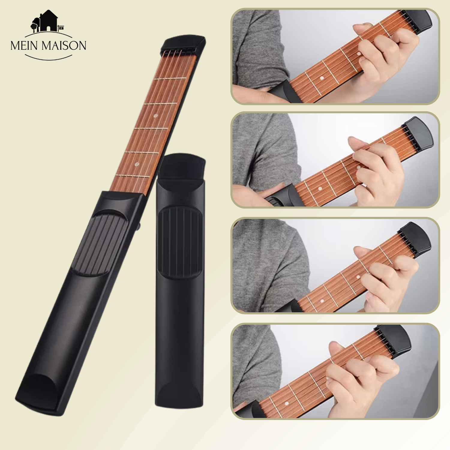PulseStrum Pocket Trainer — Master Guitar Anywhere, Anytime with Silent, Stress-Free Practice - Lamylie