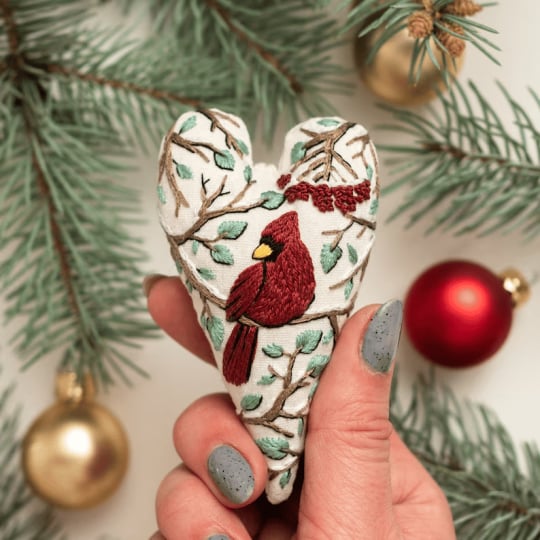 Ručně vyrobený vánoční zázrak – StitchHeart Noel - Lamylie