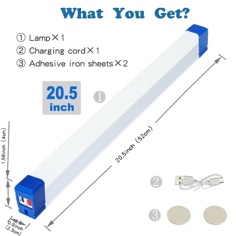 Magnetische LED-Röhrenleuchte – wiederaufladbar – Lamylie