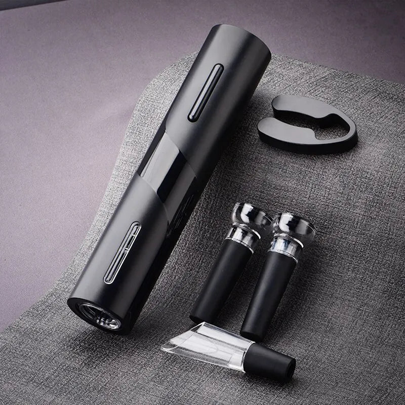 Electric Wine Opener with Charging Station | Automatic Corkscrew for Easy Wine Opening - Lamylie