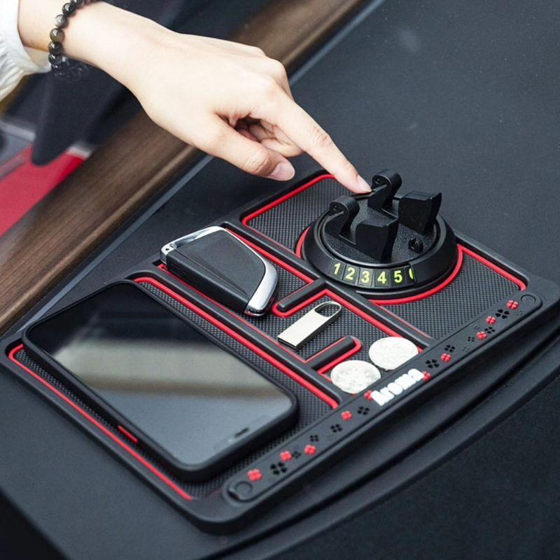 Tapis antidérapant pour tableau de bord et téléphone dans les véhicules - Lamylie