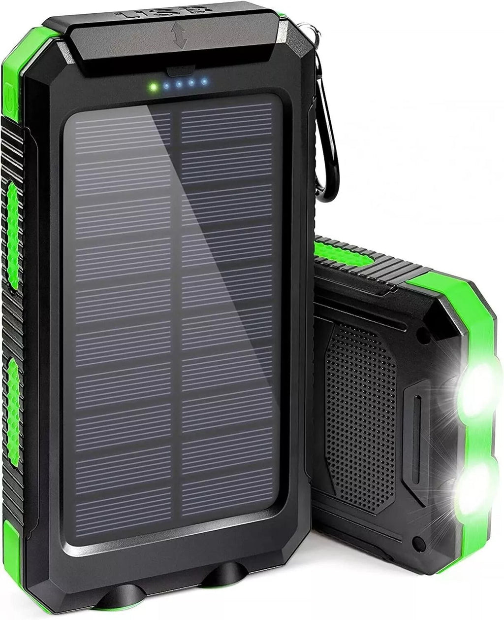 Duale Taschenlampe mit Solarladefunktion und 20000mAh Akkukapazität - Lamylie