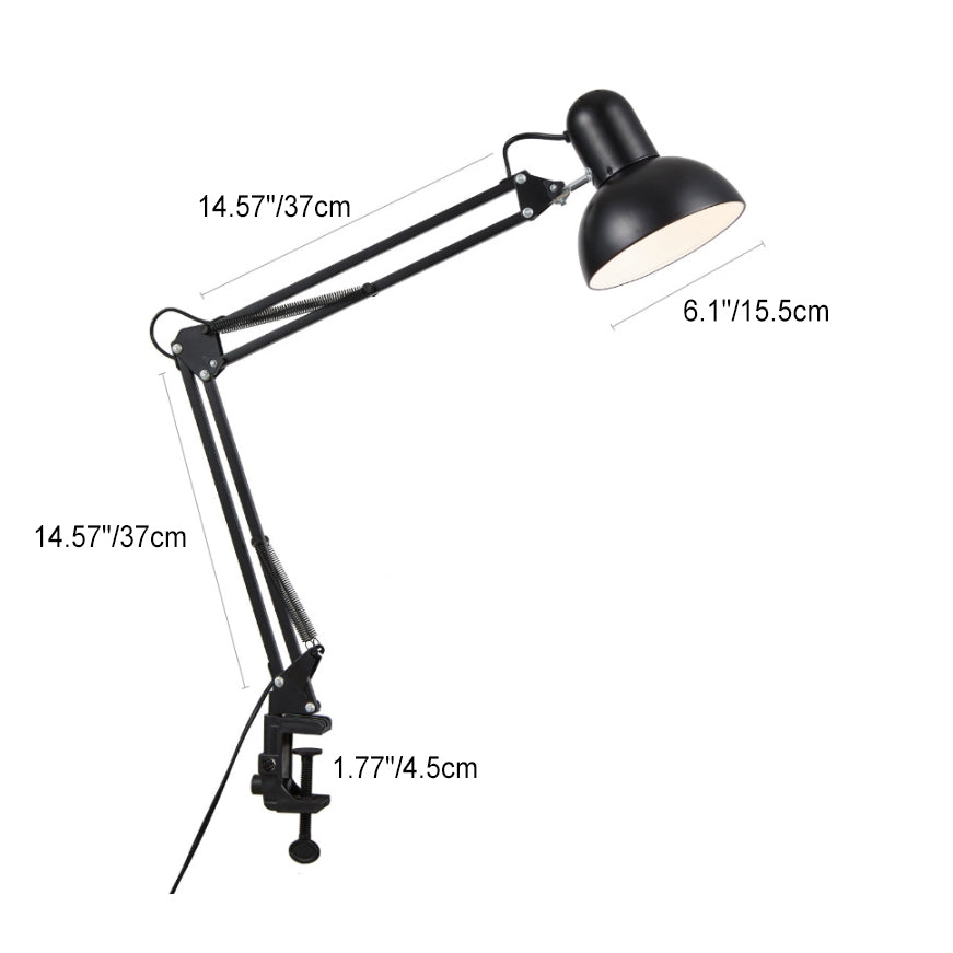 Minimalistisk bordslampa i järn med justerbar hållare | Finns i flera färger för moderna interiörer – Lamylie