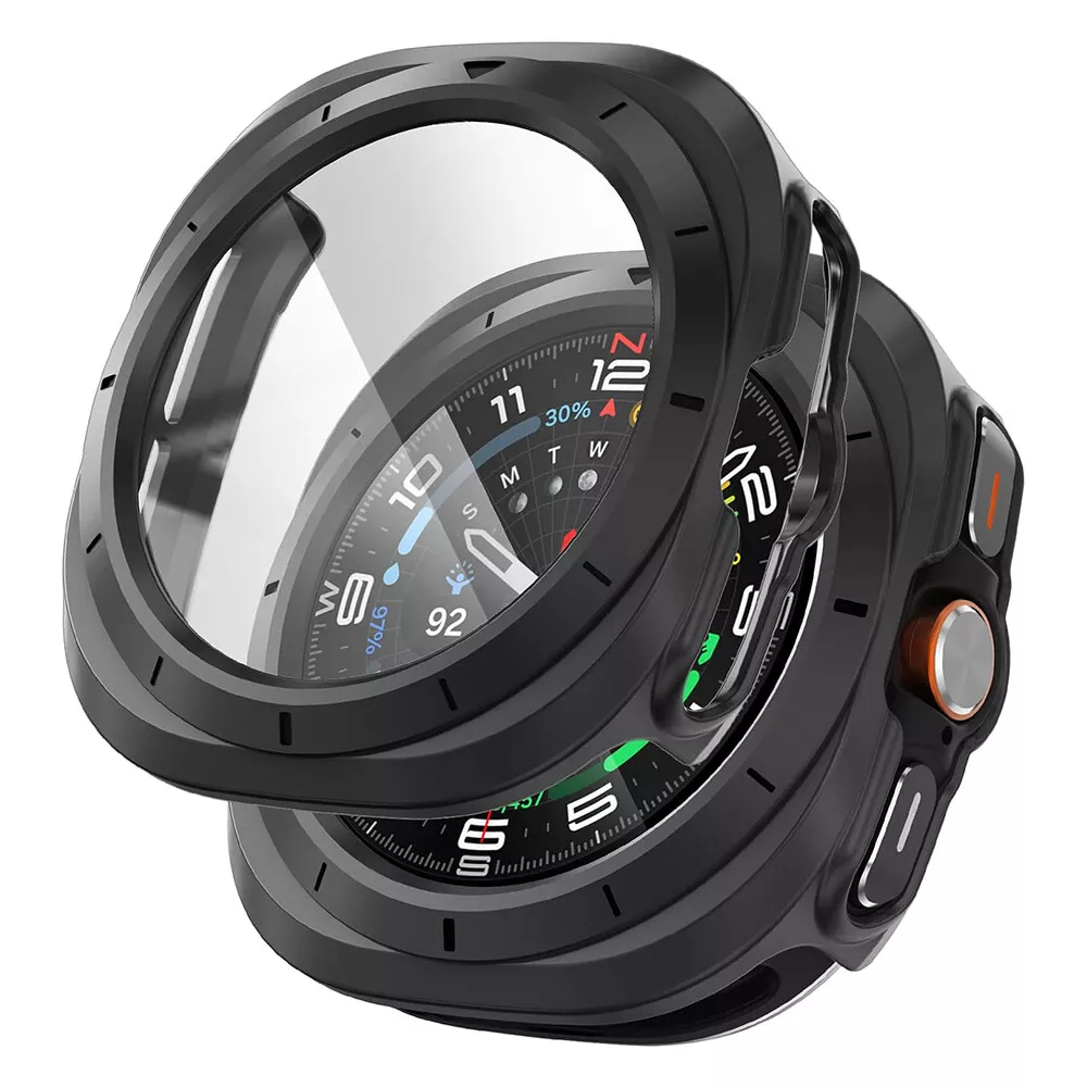 Funda protectora ultrarresistente NovaGuard — Protector de pantalla de vidrio templado para Galaxy Watch Ultra de 47mm