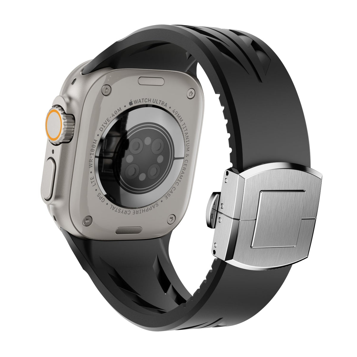 Silikonový řemínek FKM pro chytré hodinky - Kompatibilní s Apple Watch - Lamylie