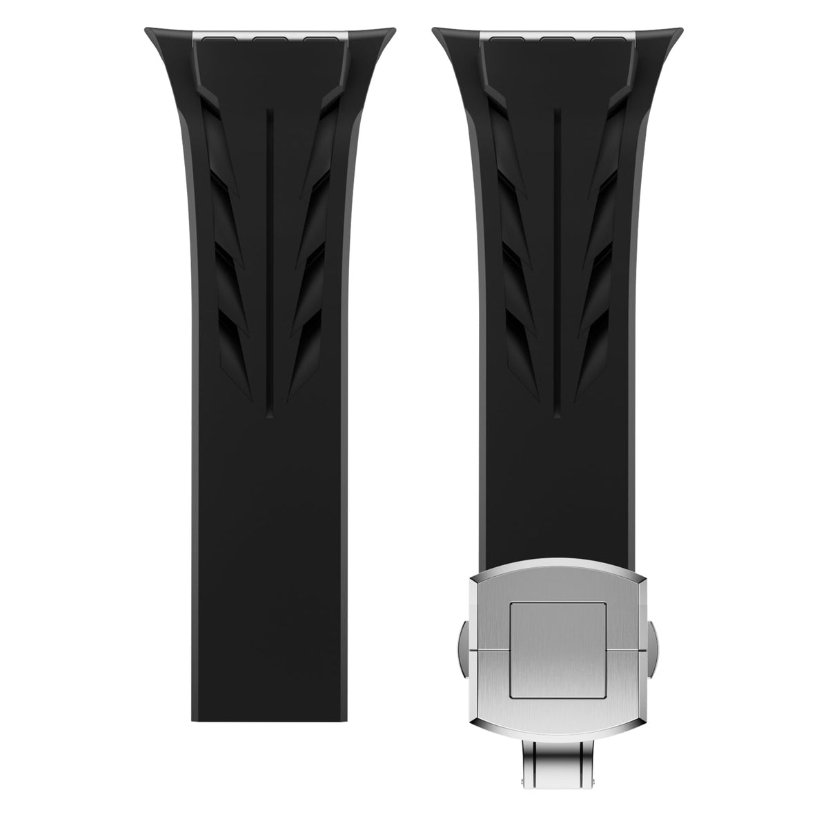 Silikonový řemínek FKM pro chytré hodinky - Kompatibilní s Apple Watch - Lamylie