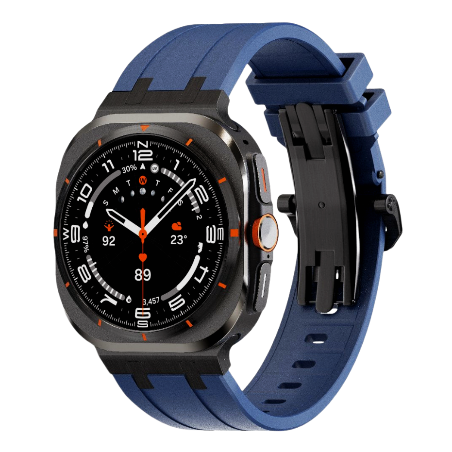 Bracelet en silicone avec adaptateur en titane NovaFlex pour Samsung Watch Ultra