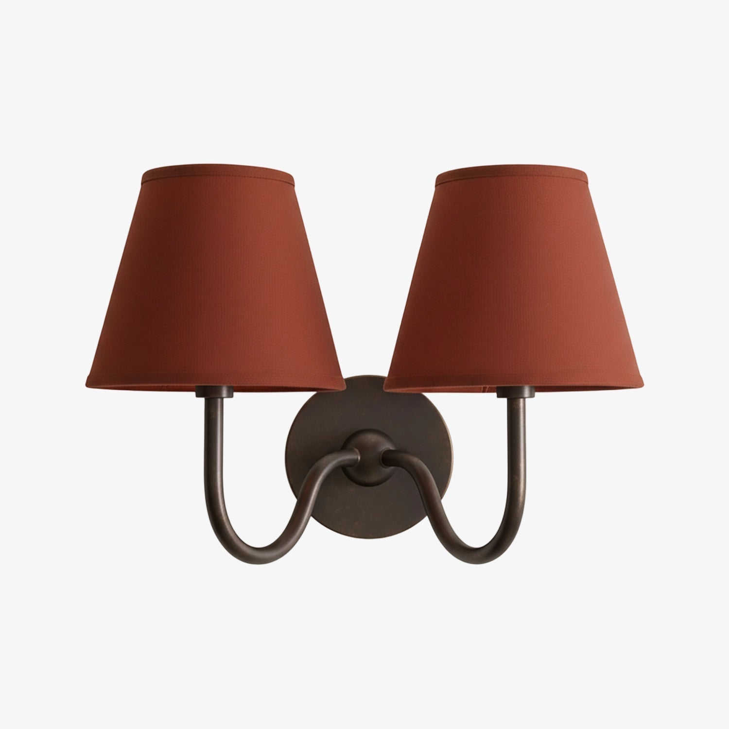 Wall Lamp with Pleated Fabric Shade | Classic Lighting for Bedroom and Living Room - Lamylie