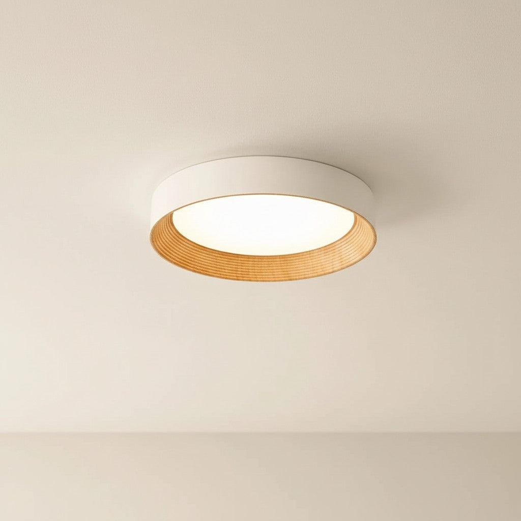 Minimalist Round Low-Profile Ceiling Lamp Bedroom Ceiling Lighting LED - Lamylie