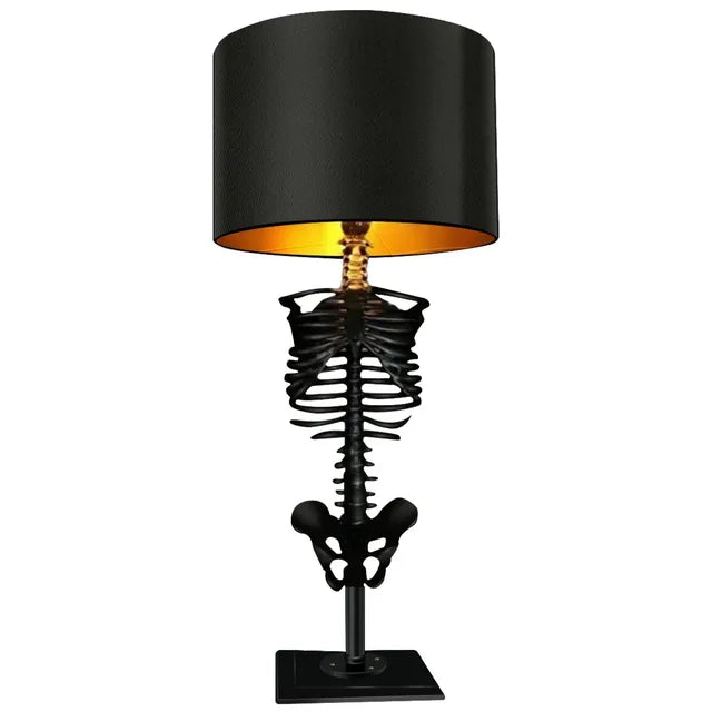 Lampada da tavolo gotica a forma di teschio - Lamylie