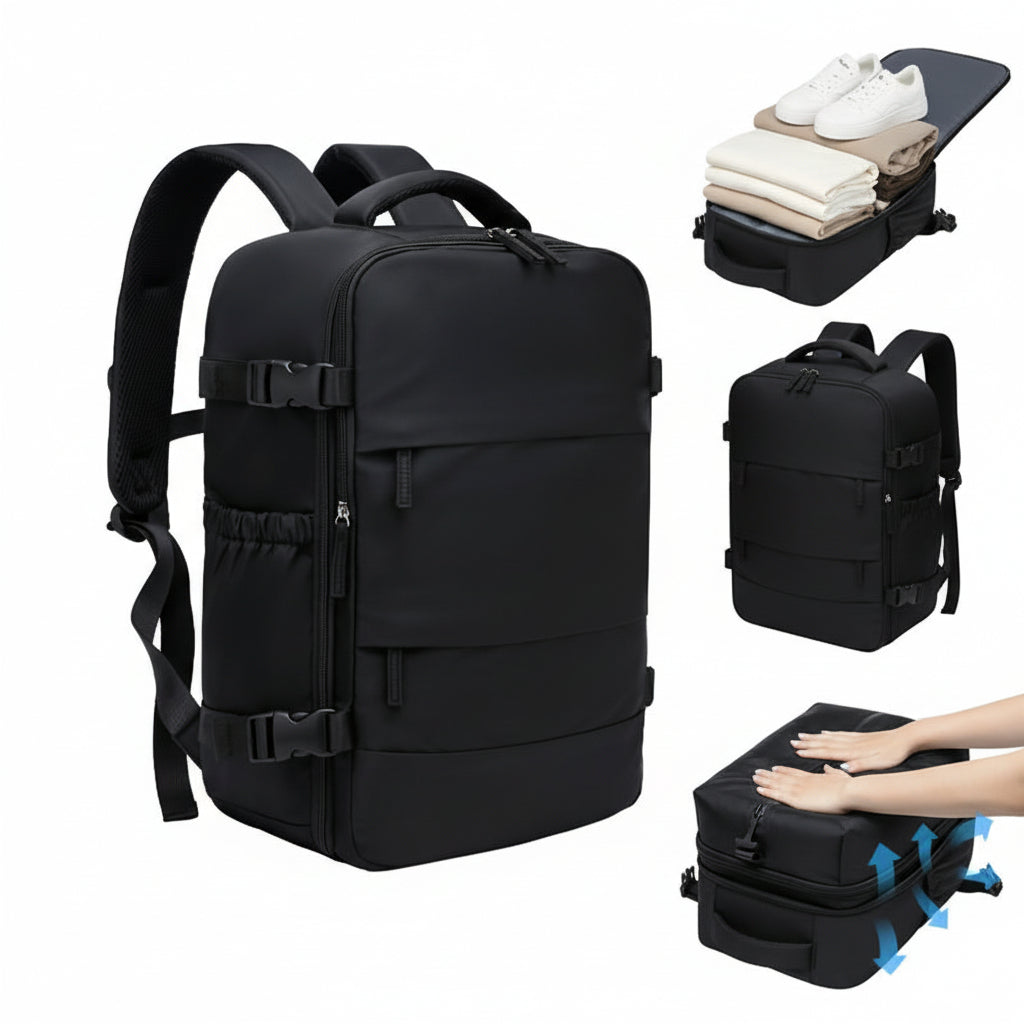 PackSmart cestovní sada vakuových batohů — zmenšení objemu až o 50 %