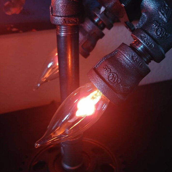 Steam Punk Rocket Lamp - Lamylie