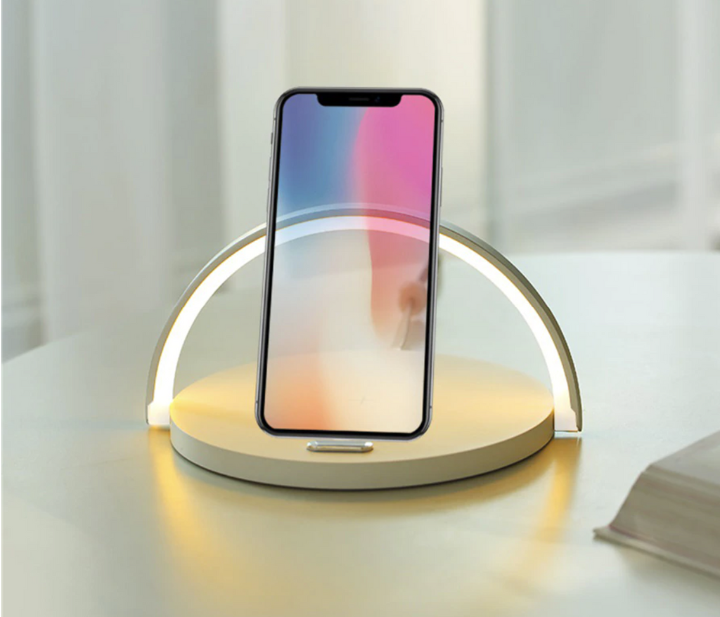 LED Nightstand Lamp with Wireless Charging Pad - Lamylie