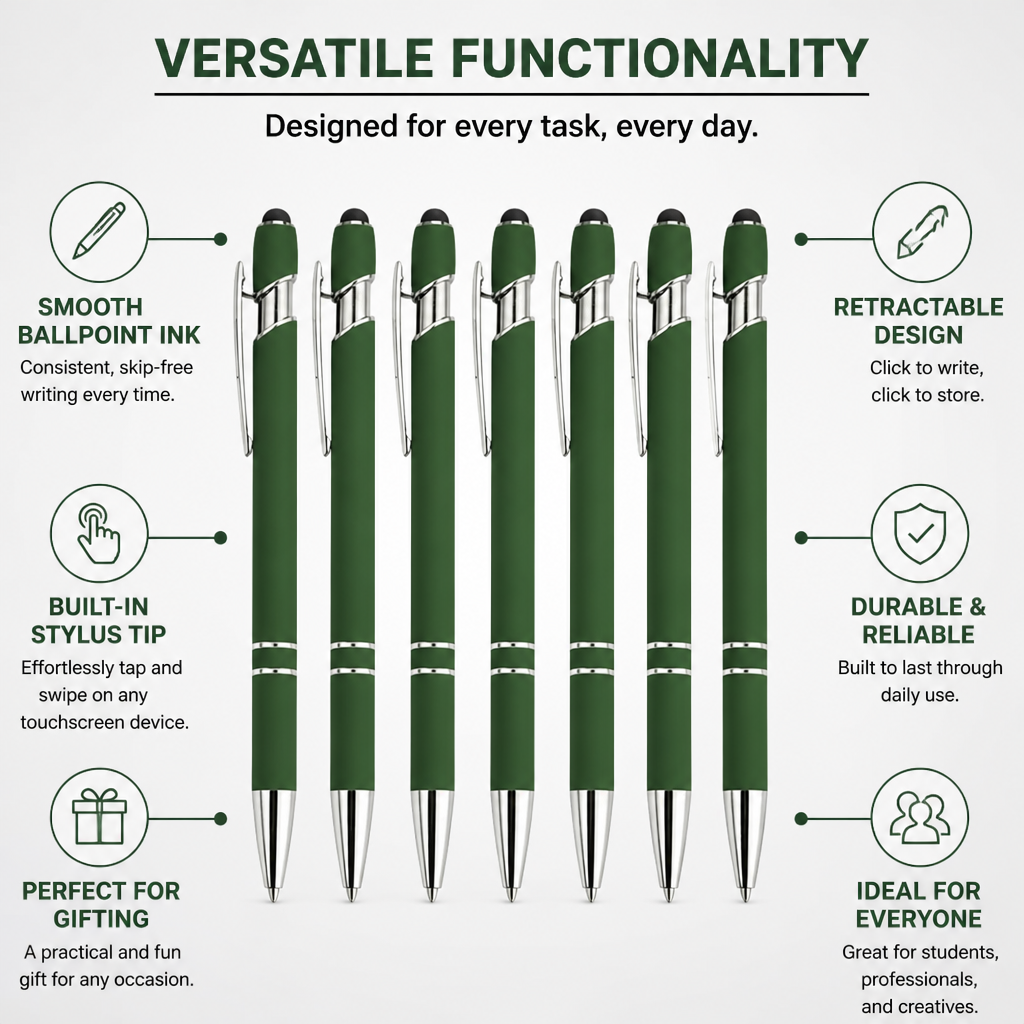 CheekyClick Stylus Pen Set — Turn Every Task Into a Smooth, Smile-Powered Win - Lamylie