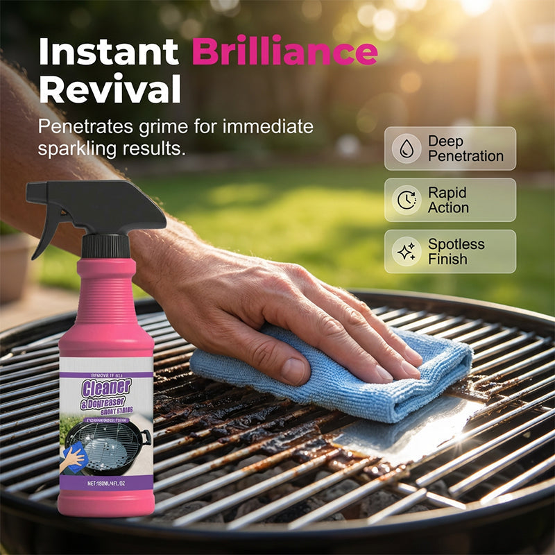 Grill Cleaner - Removes Grease and Dirt for a Like-New Shine! - Lamylie