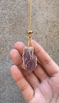 JoyauDiamanté - Interchangeable Crystal Stone Necklace for a Radiant Style and Inner Harmony - Lamylie