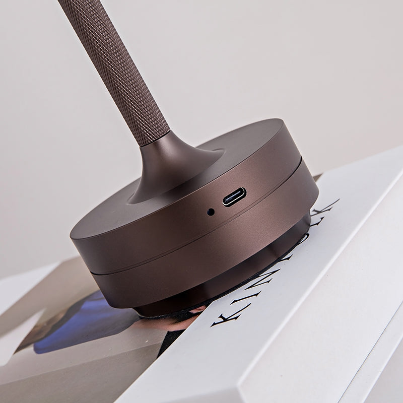 Wireless LED Desk Lamp with Touch Dimmer – Aluminum, IP44 - Lamylie